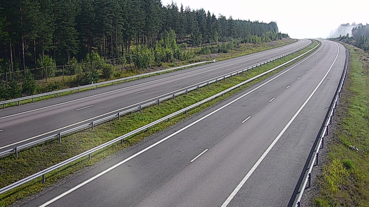 Weather Camera Image Road 7 Virolahti, Vaalimaa tunneli west, Virolahti, Kymenlaakso
