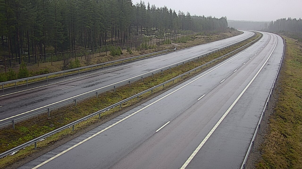 Weather Camera Image Väg 7 Vederlax, Vaalimaan tunneli, väst, Virolahti, Kymenlaakso