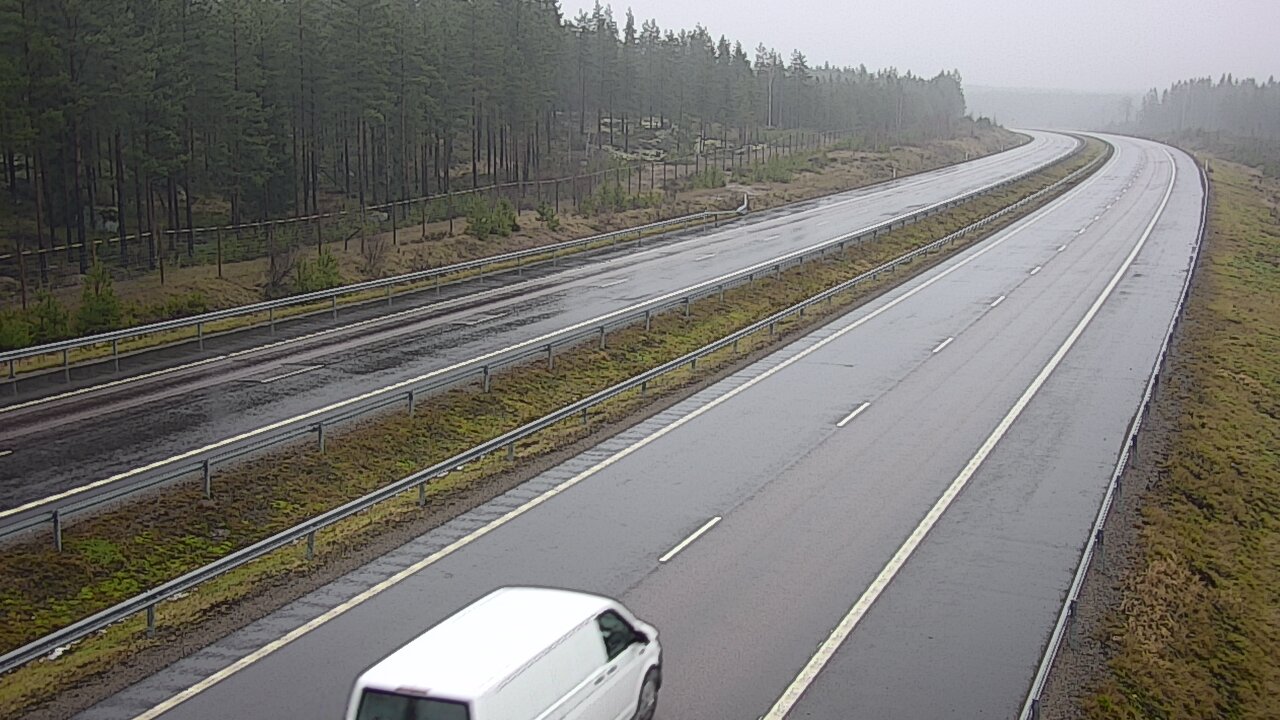 Weather Camera Image Väg 7 Vederlax, Vaalimaan tunneli, väst, Virolahti, Kymenlaakso