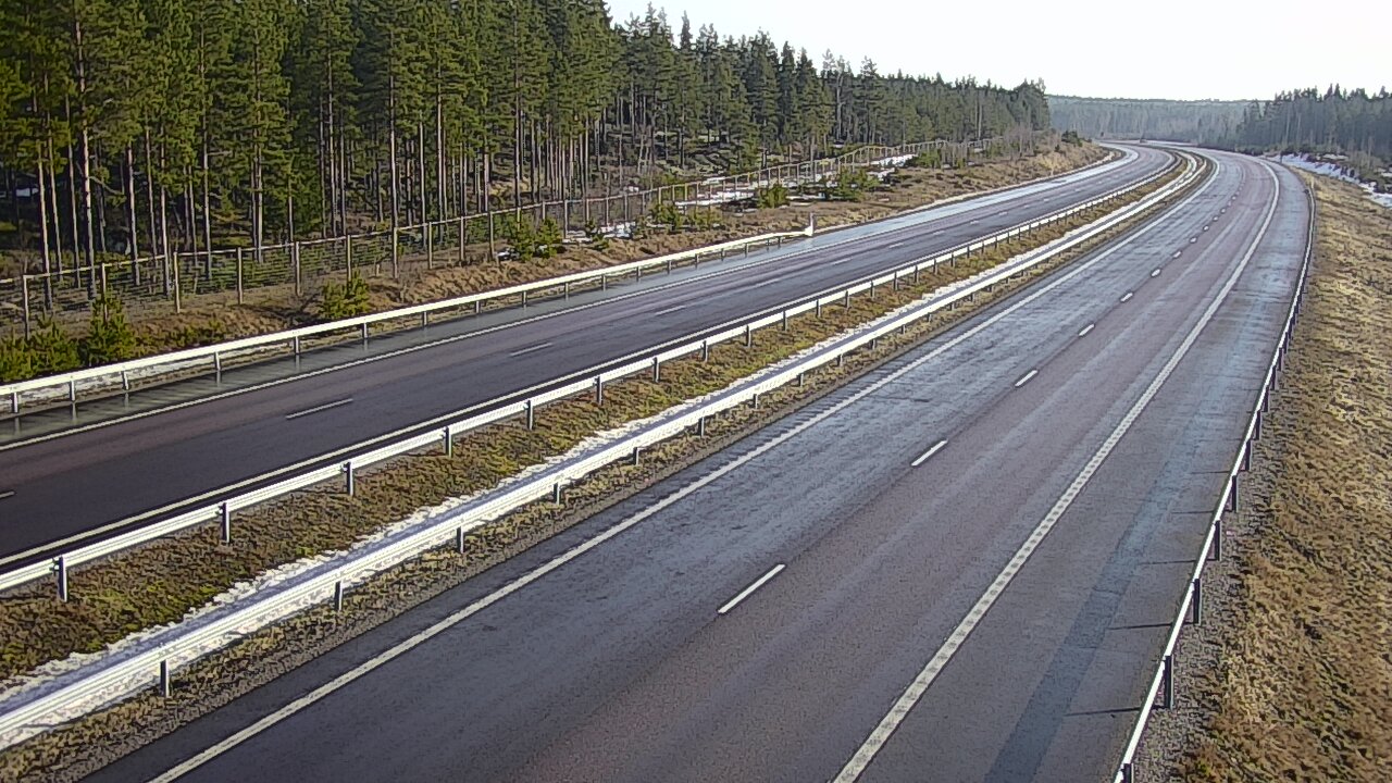 Weather Camera Image Road 7 Virolahti, Vaalimaa tunneli west, Virolahti, Kymenlaakso