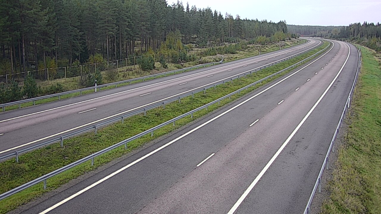 Weather Camera Image Väg 7 Vederlax, Vaalimaan tunneli, väst, Virolahti, Kymenlaakso