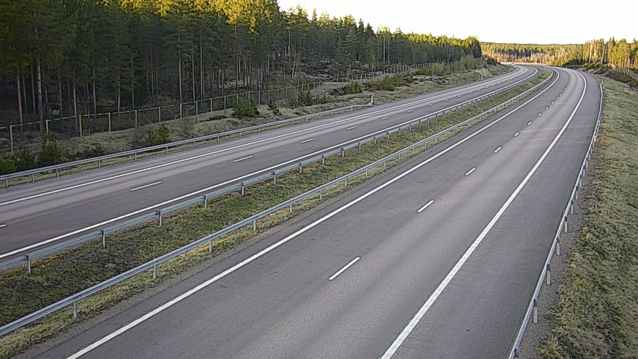 Weather Camera Image Väg 7 Vederlax, Vaalimaan tunneli, väst, Virolahti, Kymenlaakso