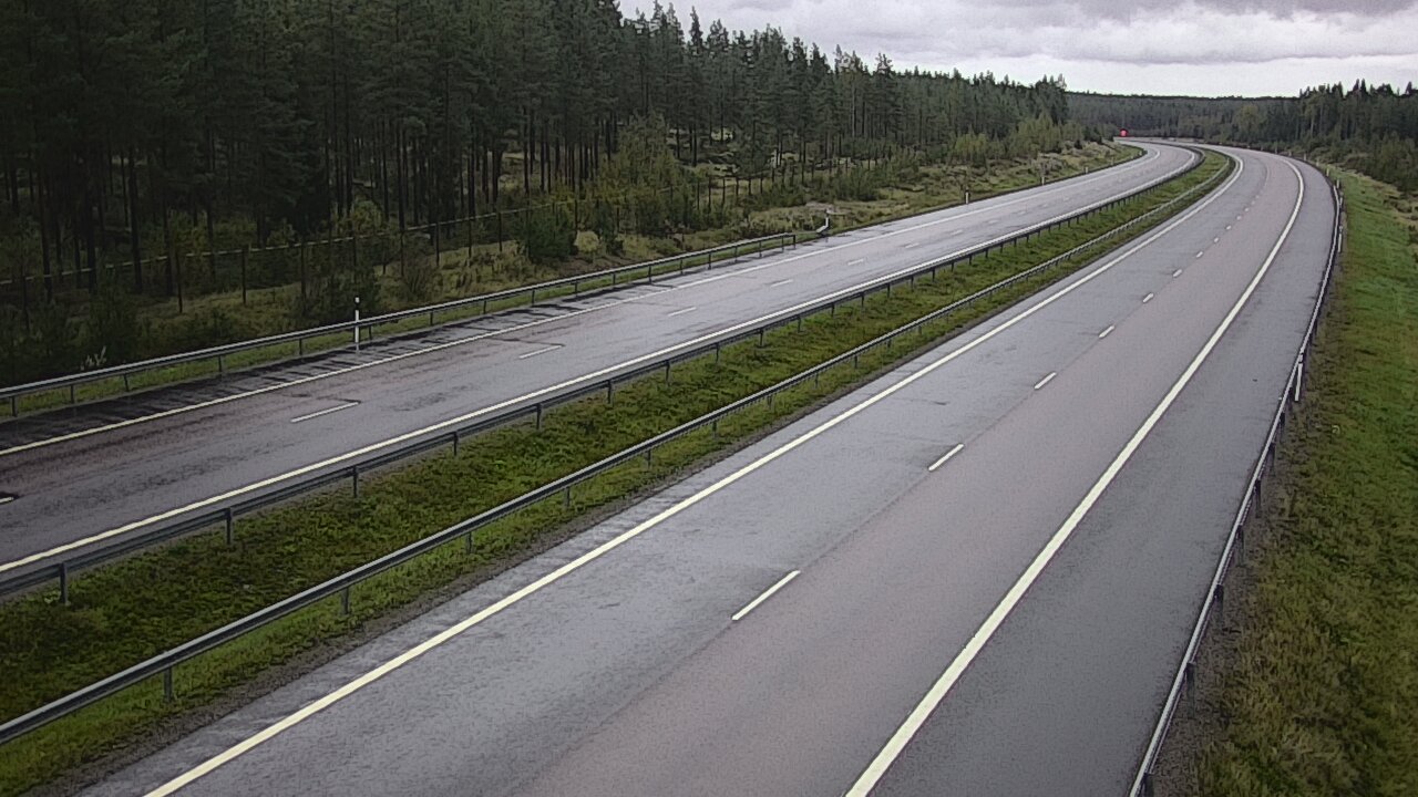 Weather Camera Image Väg 7 Vederlax, Vaalimaan tunneli, väst, Virolahti, Kymenlaakso