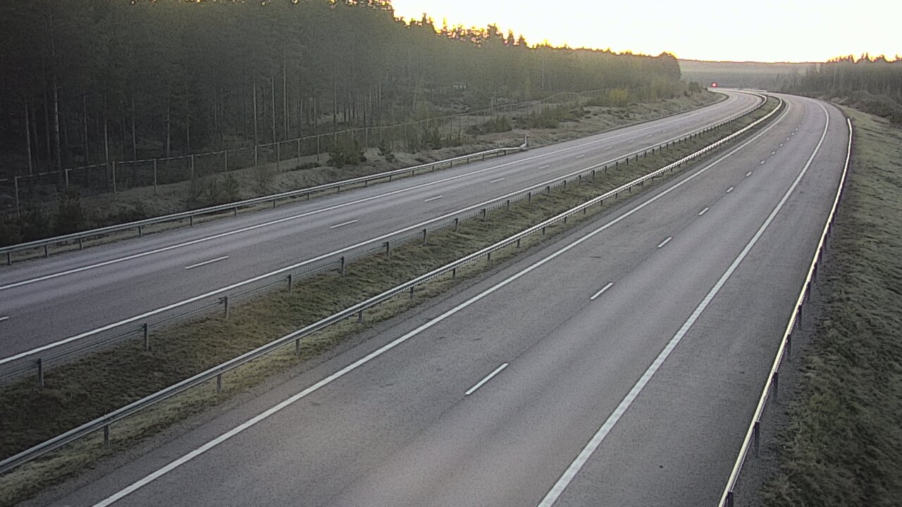 Weather Camera Image Road 7 Virolahti, Vaalimaa tunneli west, Virolahti, Kymenlaakso