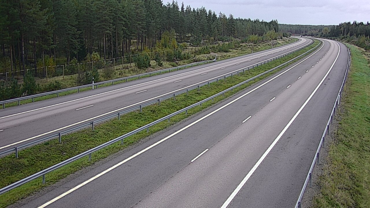 Weather Camera Image Väg 7 Vederlax, Vaalimaan tunneli, väst, Virolahti, Kymenlaakso