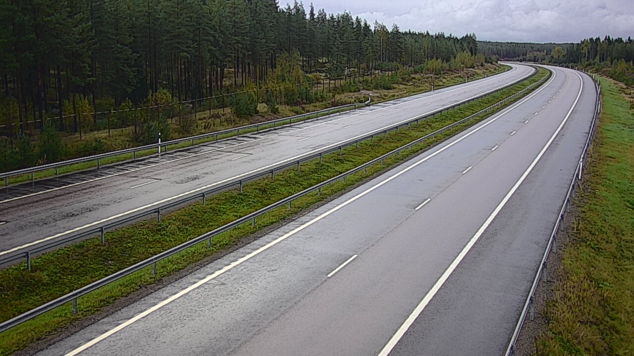 Weather Camera Image Väg 7 Vederlax, Vaalimaan tunneli, väst, Virolahti, Kymenlaakso