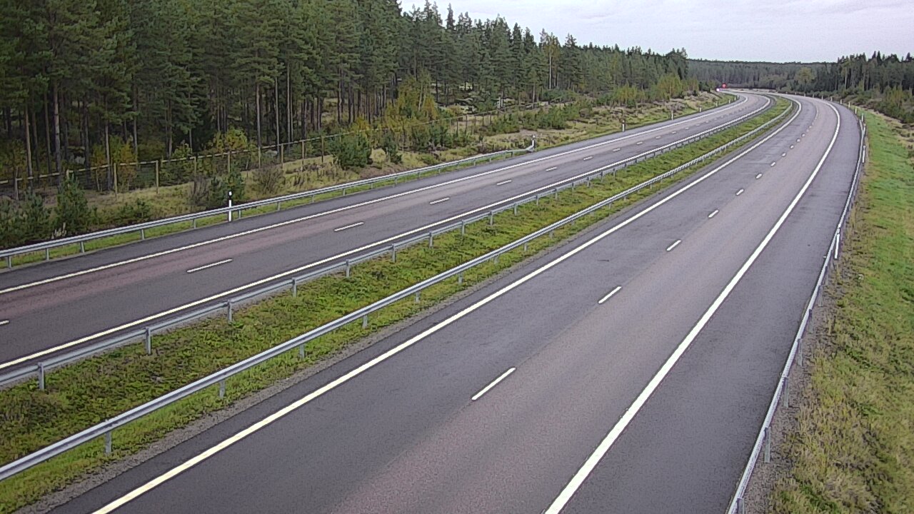 Weather Camera Image Väg 7 Vederlax, Vaalimaan tunneli, väst, Virolahti, Kymenlaakso