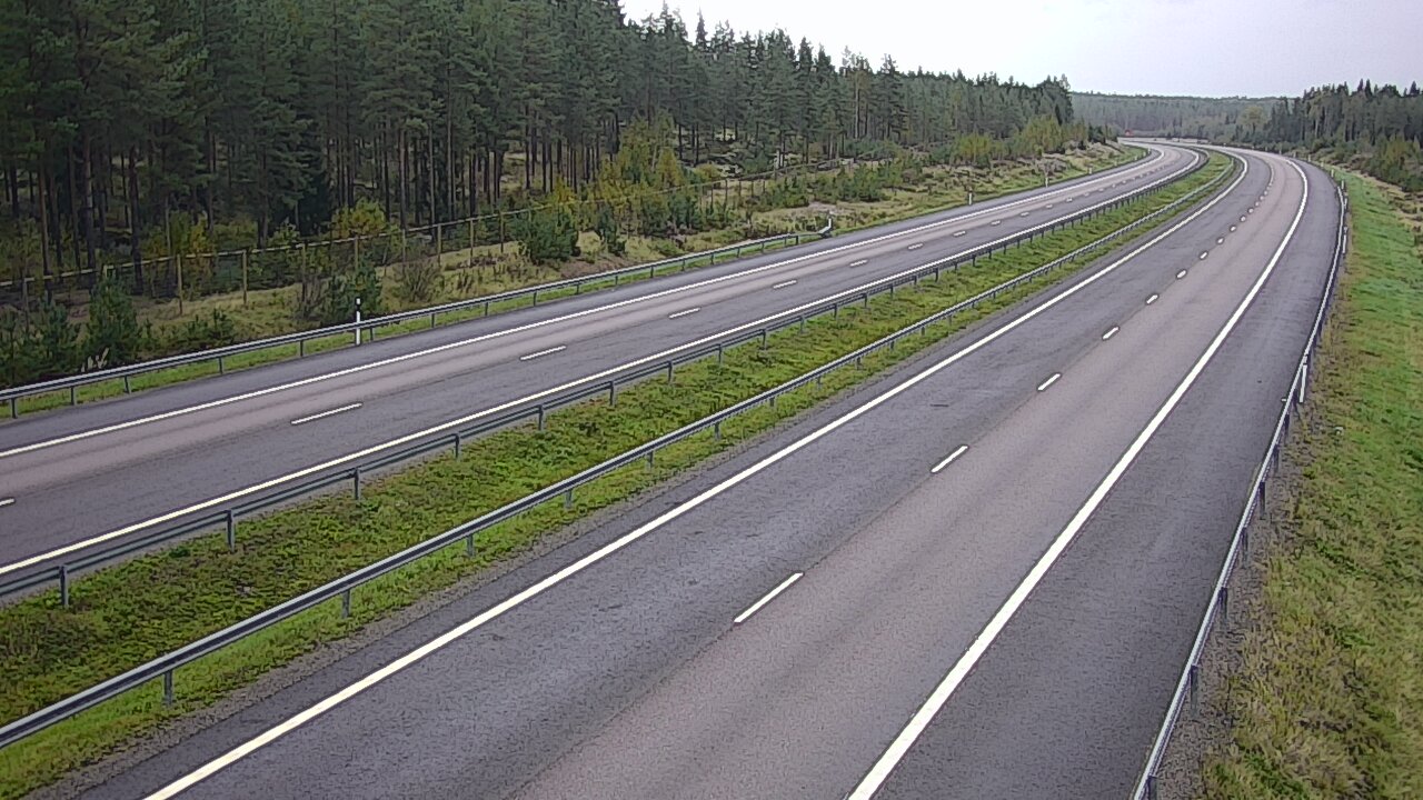 Weather Camera Image Väg 7 Vederlax, Vaalimaan tunneli, väst, Virolahti, Kymenlaakso