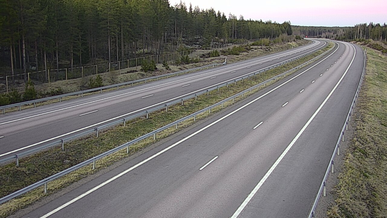 Weather Camera Image Väg 7 Vederlax, Vaalimaan tunneli, väst, Virolahti, Kymenlaakso