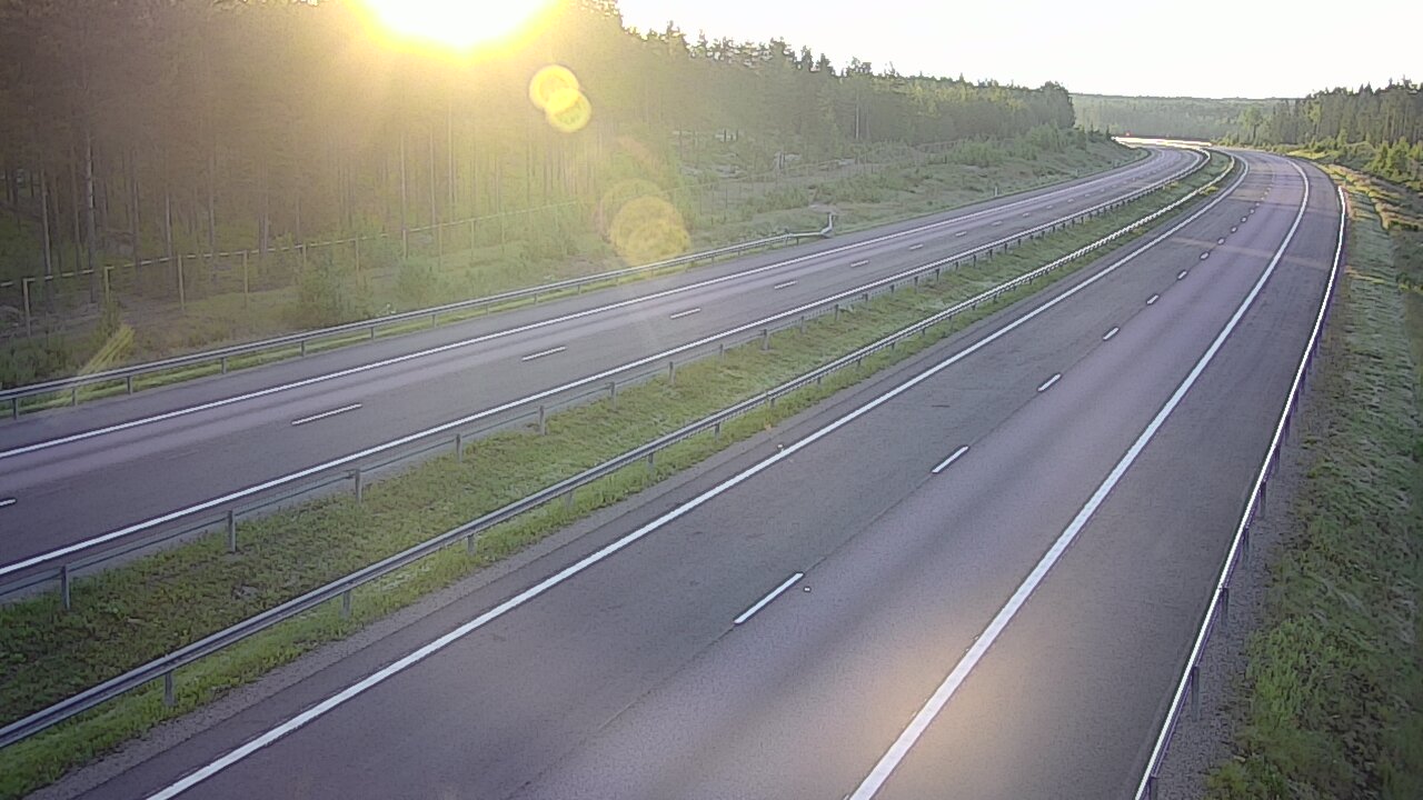 Weather Camera Image Road 7 Virolahti, Vaalimaa tunneli west, Virolahti, Kymenlaakso