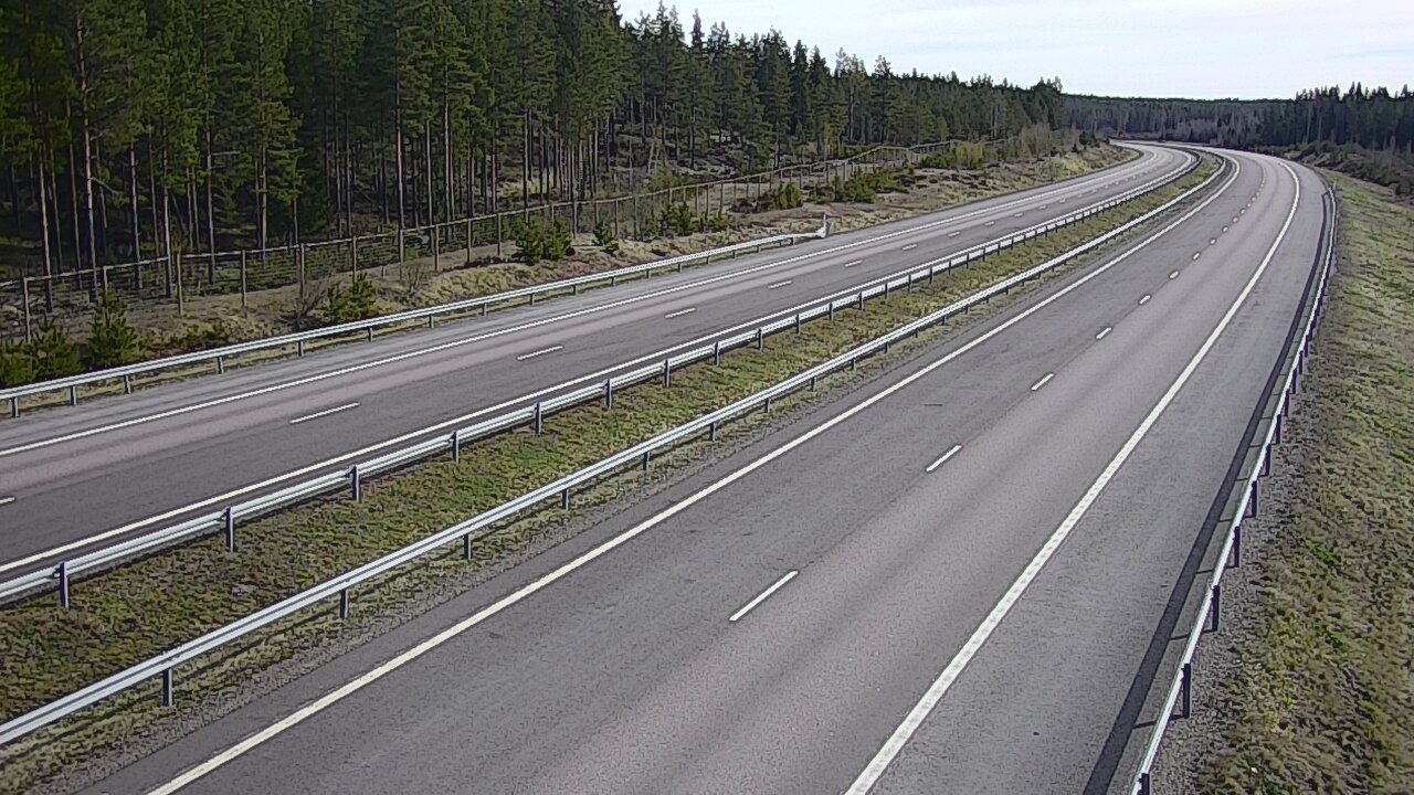 Weather Camera Image Väg 7 Vederlax, Vaalimaan tunneli, väst, Virolahti, Kymenlaakso