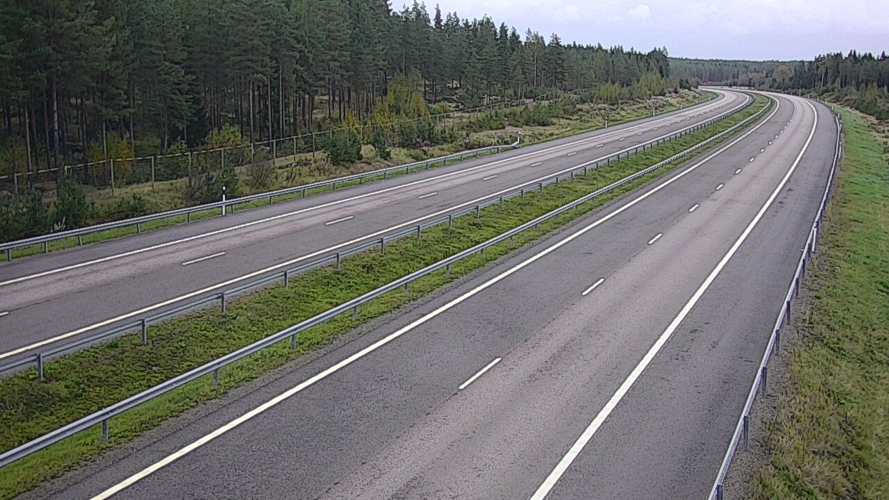 Weather Camera Image Väg 7 Vederlax, Vaalimaan tunneli, väst, Virolahti, Kymenlaakso