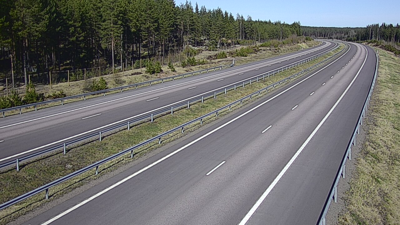 Weather Camera Image Väg 7 Vederlax, Vaalimaan tunneli, väst, Virolahti, Kymenlaakso