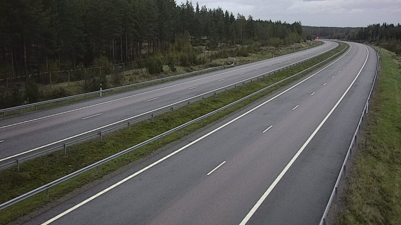 Weather Camera Image Väg 7 Vederlax, Vaalimaan tunneli, väst, Virolahti, Kymenlaakso