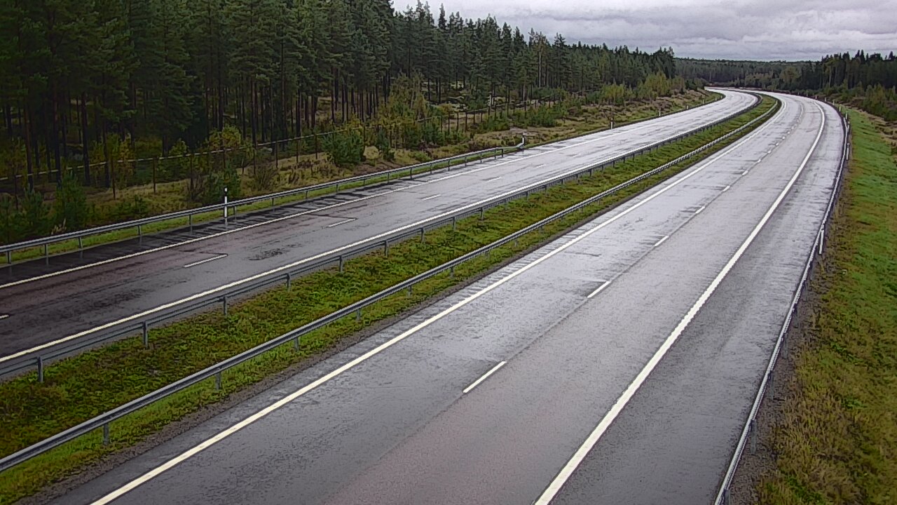 Weather Camera Image Väg 7 Vederlax, Vaalimaan tunneli, väst, Virolahti, Kymenlaakso