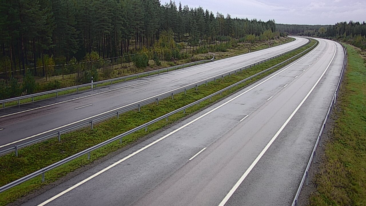 Weather Camera Image Väg 7 Vederlax, Vaalimaan tunneli, väst, Virolahti, Kymenlaakso