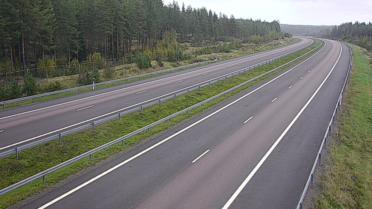 Weather Camera Image Väg 7 Vederlax, Vaalimaan tunneli, väst, Virolahti, Kymenlaakso