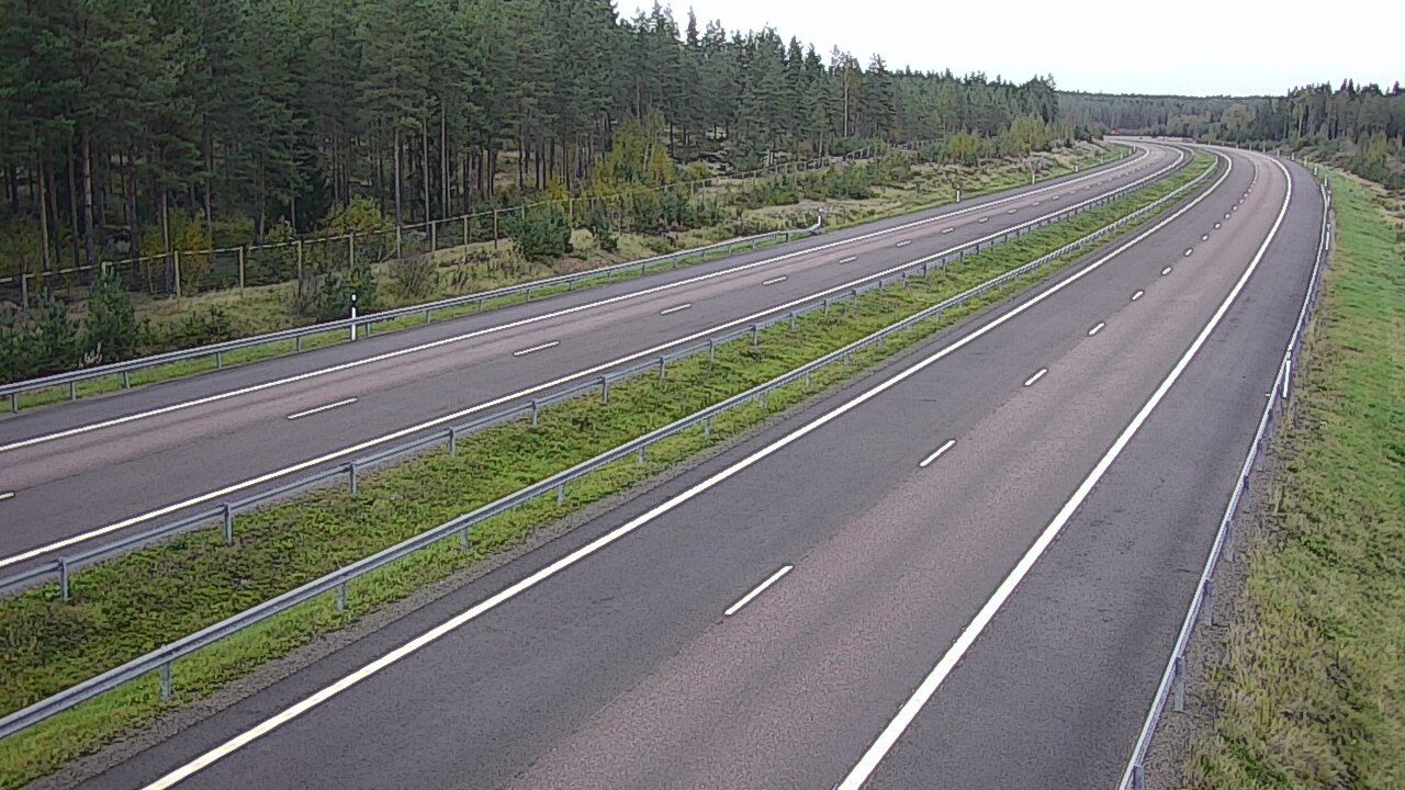 Weather Camera Image Väg 7 Vederlax, Vaalimaan tunneli, väst, Virolahti, Kymenlaakso