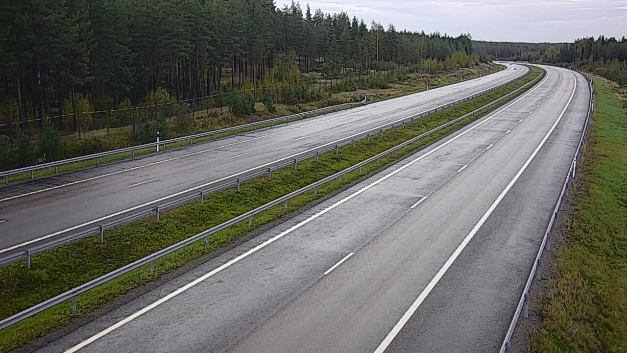 Weather Camera Image Väg 7 Vederlax, Vaalimaan tunneli, väst, Virolahti, Kymenlaakso