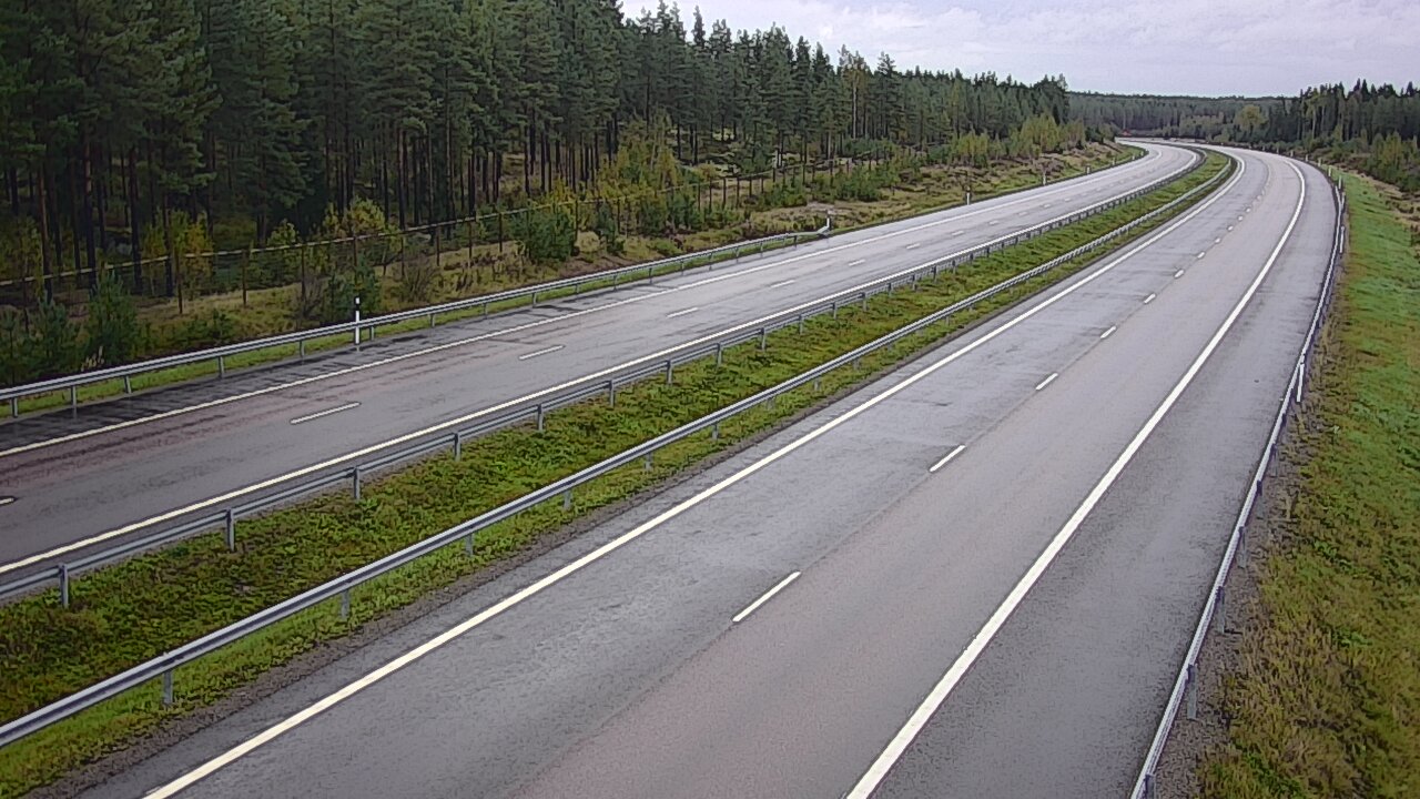 Weather Camera Image Väg 7 Vederlax, Vaalimaan tunneli, väst, Virolahti, Kymenlaakso