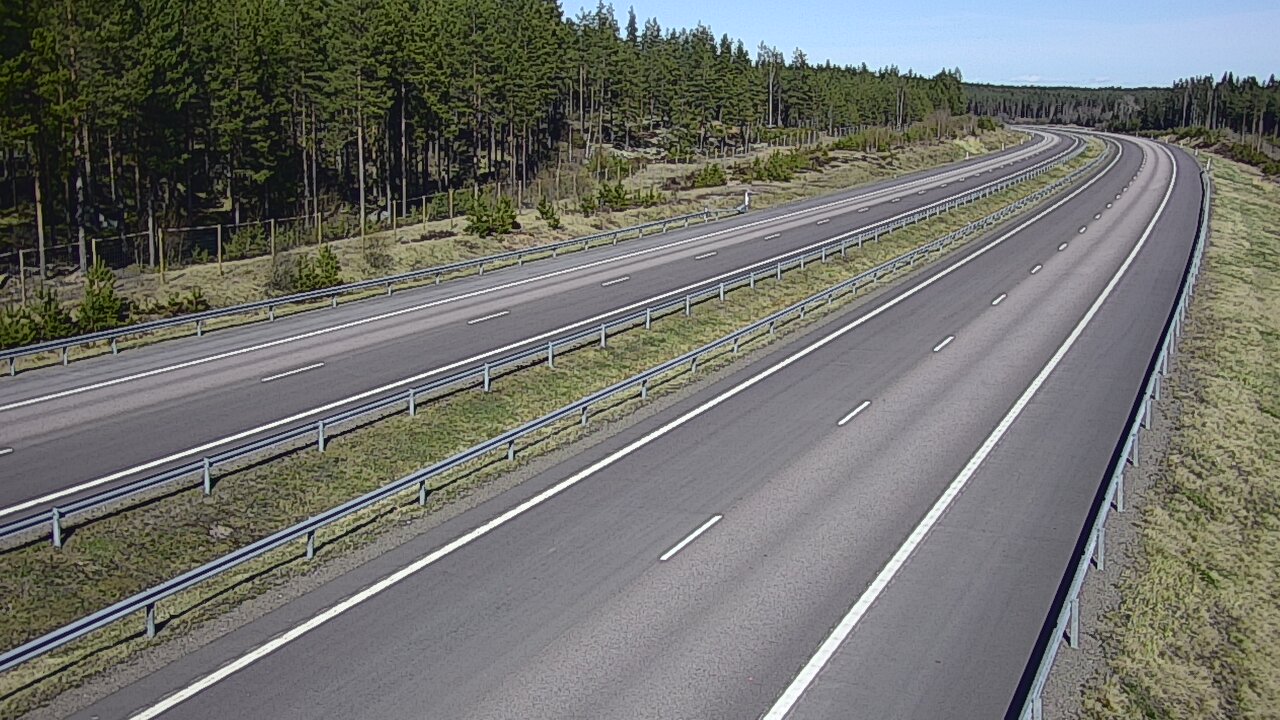 Weather Camera Image Väg 7 Vederlax, Vaalimaan tunneli, väst, Virolahti, Kymenlaakso