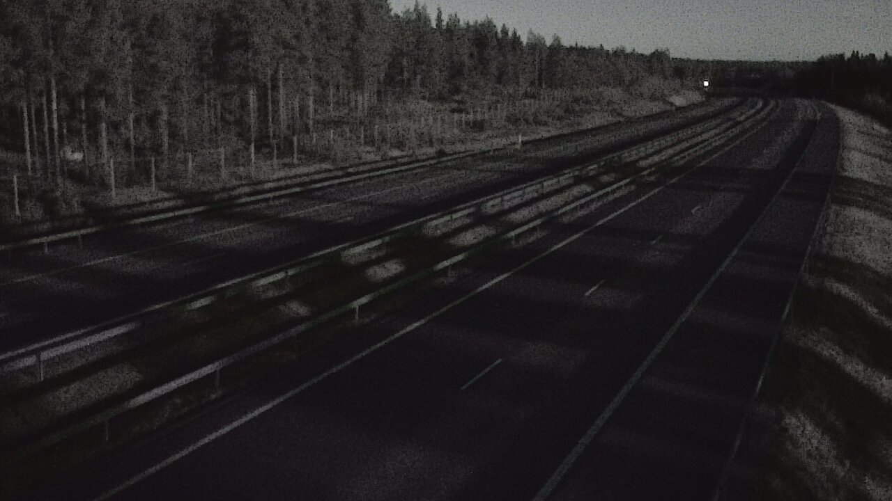Weather Camera Image Road 7 Virolahti, Vaalimaa tunneli west, Virolahti, Kymenlaakso