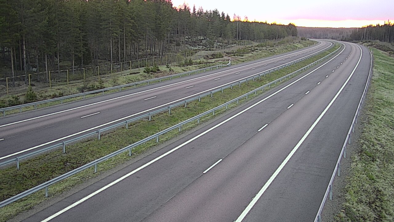 Weather Camera Image Road 7 Virolahti, Vaalimaa tunneli west, Virolahti, Kymenlaakso