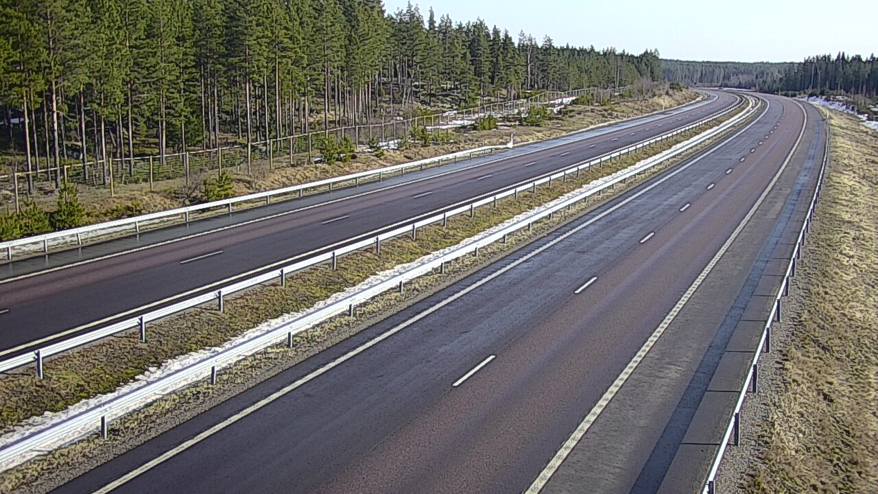 Weather Camera Image Road 7 Virolahti, Vaalimaa tunneli west, Virolahti, Kymenlaakso