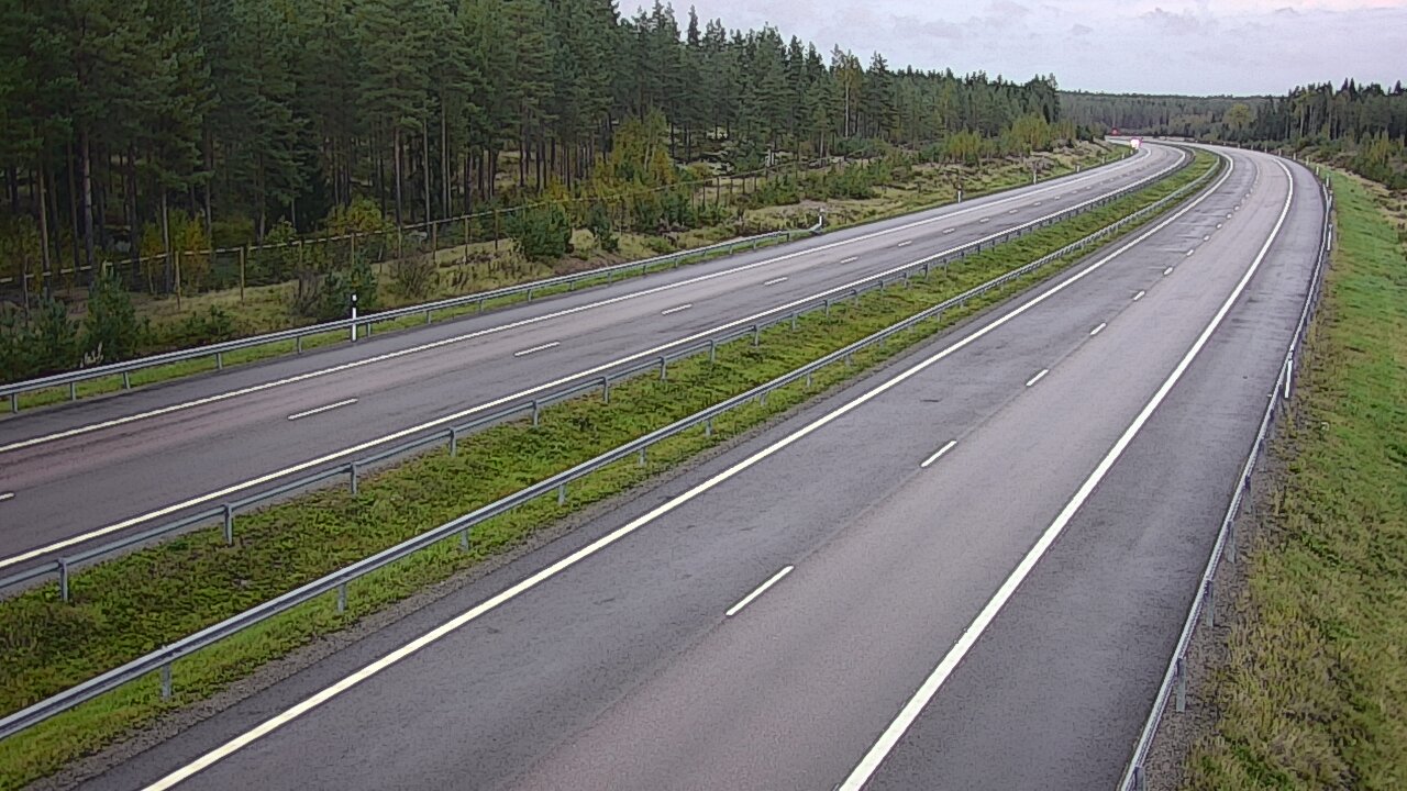 Weather Camera Image Väg 7 Vederlax, Vaalimaan tunneli, väst, Virolahti, Kymenlaakso