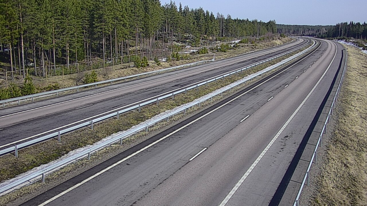 Weather Camera Image Road 7 Virolahti, Vaalimaa tunneli west, Virolahti, Kymenlaakso