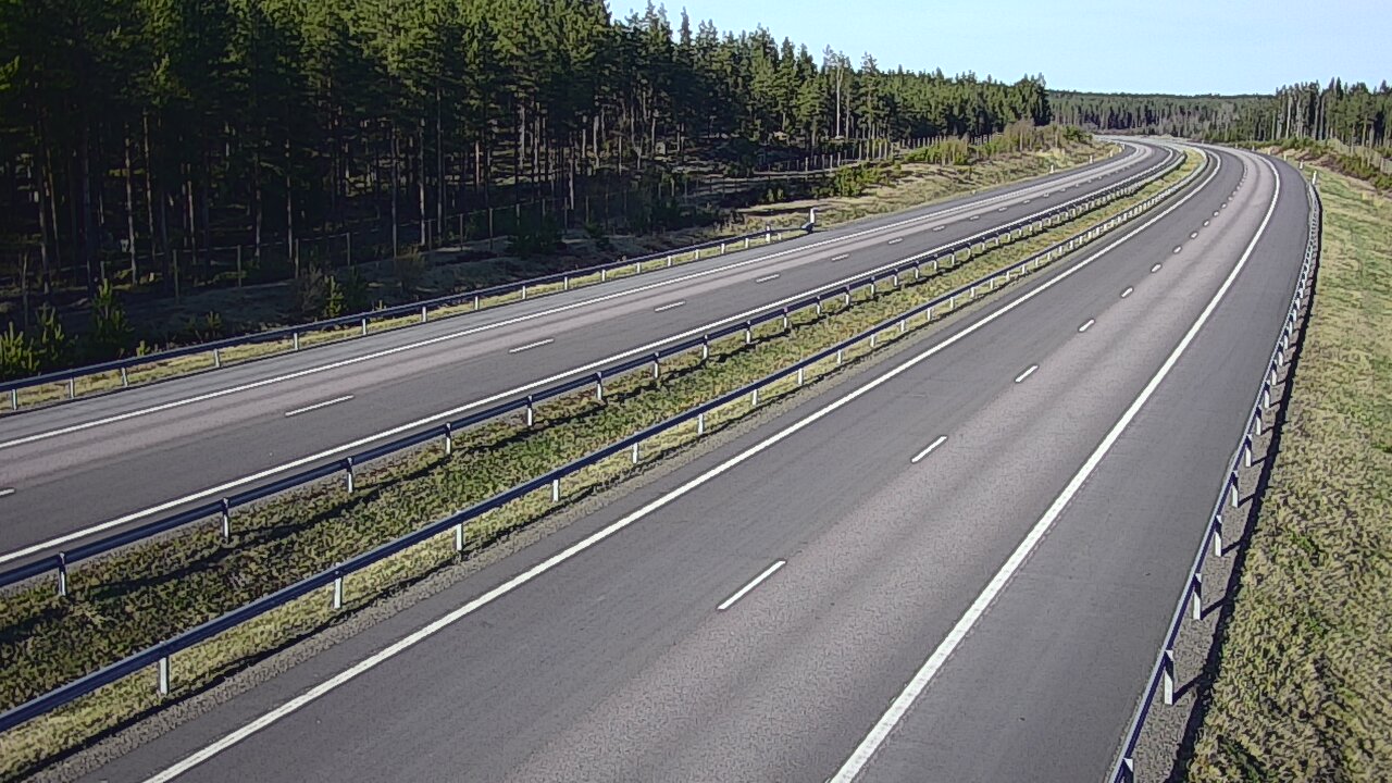 Weather Camera Image Väg 7 Vederlax, Vaalimaan tunneli, väst, Virolahti, Kymenlaakso