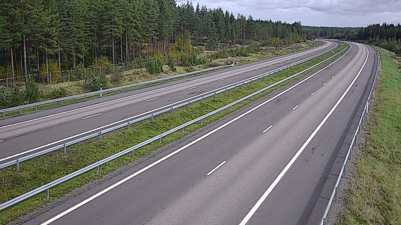 Weather Camera Image Väg 7 Vederlax, Vaalimaan tunneli, väst, Virolahti, Kymenlaakso
