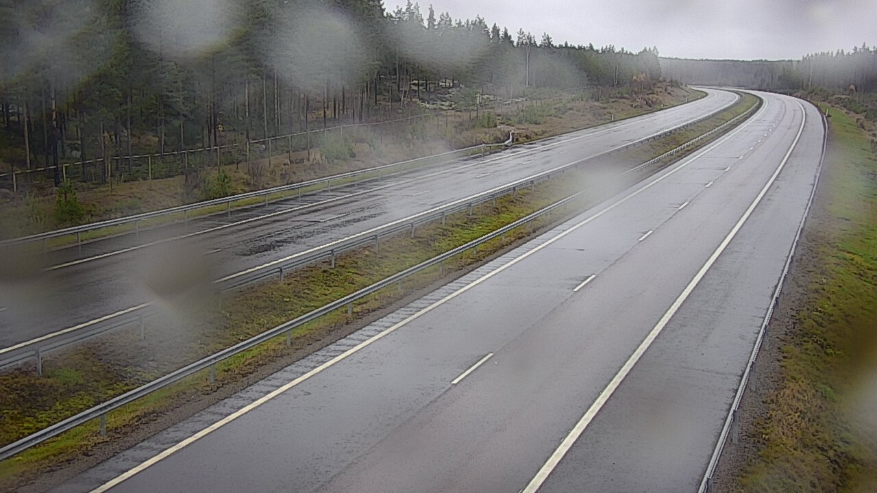 Weather Camera Image Väg 7 Vederlax, Vaalimaan tunneli, väst, Virolahti, Kymenlaakso
