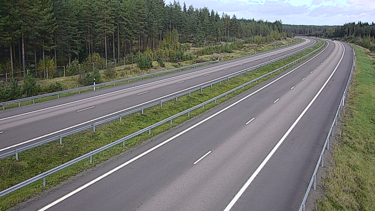 Weather Camera Image Väg 7 Vederlax, Vaalimaan tunneli, väst, Virolahti, Kymenlaakso