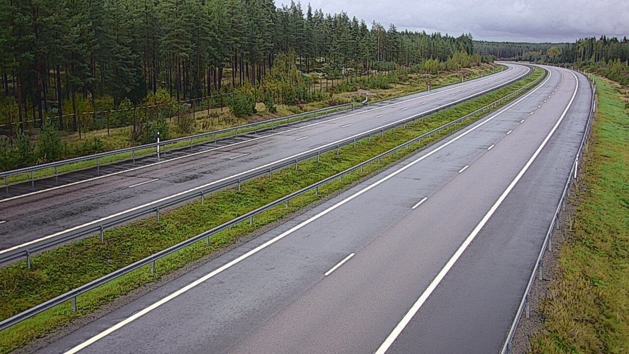 Weather Camera Image Väg 7 Vederlax, Vaalimaan tunneli, väst, Virolahti, Kymenlaakso