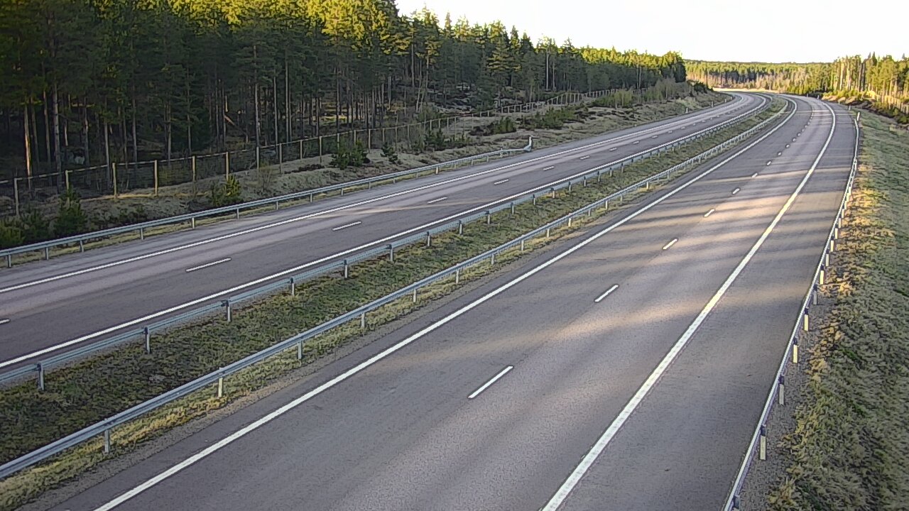 Weather Camera Image Väg 7 Vederlax, Vaalimaan tunneli, väst, Virolahti, Kymenlaakso