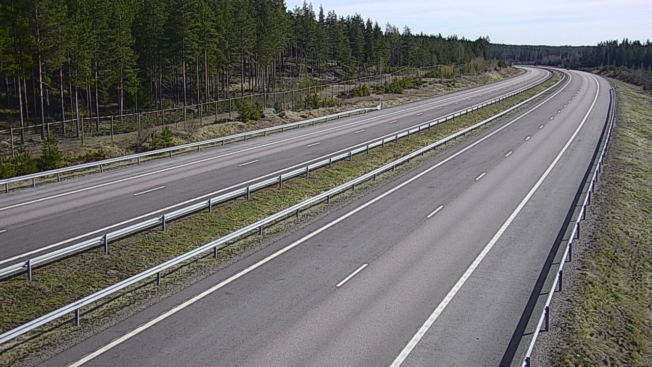 Weather Camera Image Väg 7 Vederlax, Vaalimaan tunneli, väst, Virolahti, Kymenlaakso