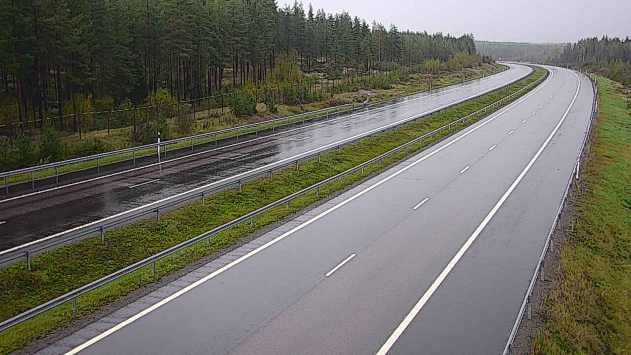Weather Camera Image Väg 7 Vederlax, Vaalimaan tunneli, väst, Virolahti, Kymenlaakso