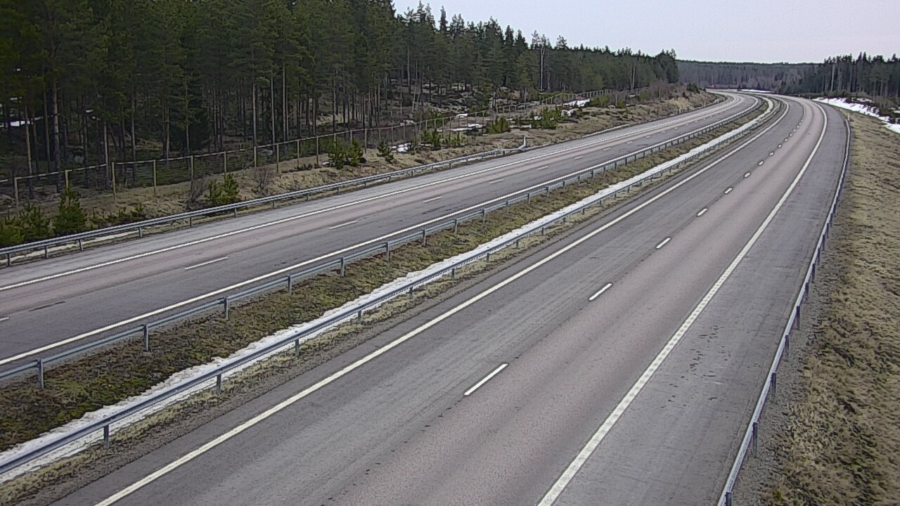 Weather Camera Image Road 7 Virolahti, Vaalimaa tunneli west, Virolahti, Kymenlaakso