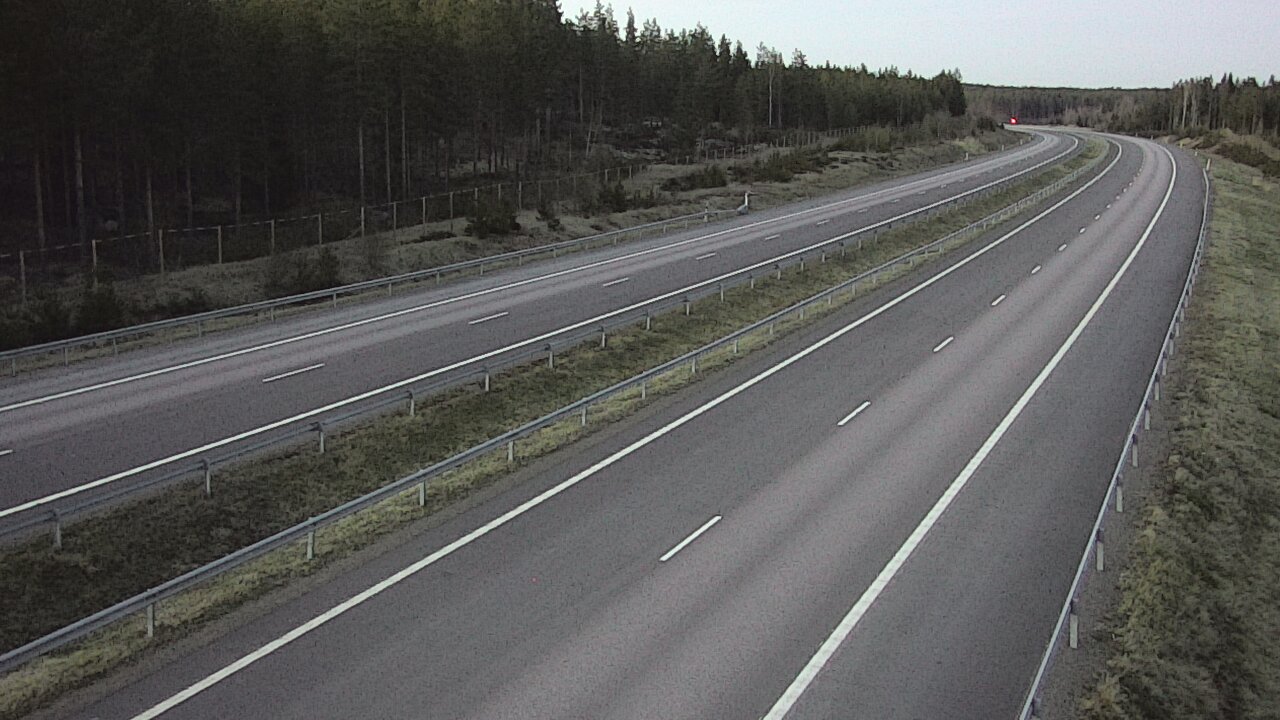 Weather Camera Image Väg 7 Vederlax, Vaalimaan tunneli, väst, Virolahti, Kymenlaakso