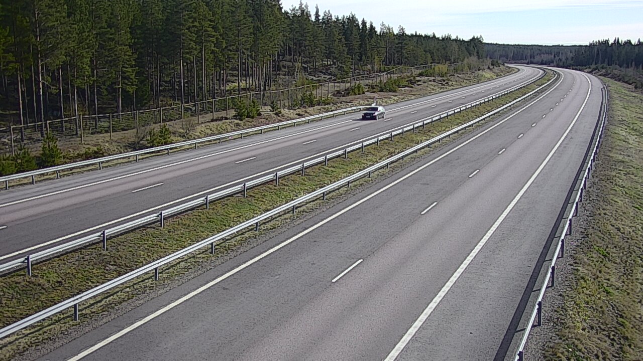 Weather Camera Image Väg 7 Vederlax, Vaalimaan tunneli, väst, Virolahti, Kymenlaakso