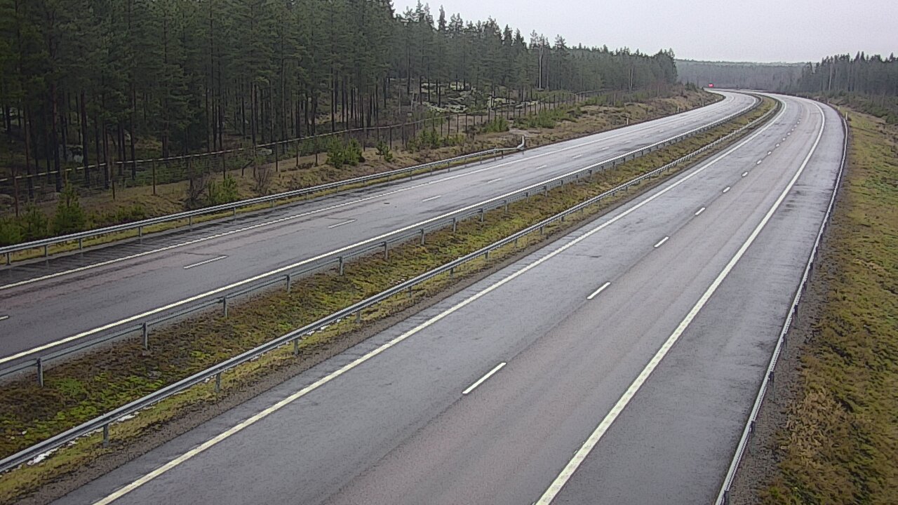 Weather Camera Image Väg 7 Vederlax, Vaalimaan tunneli, väst, Virolahti, Kymenlaakso