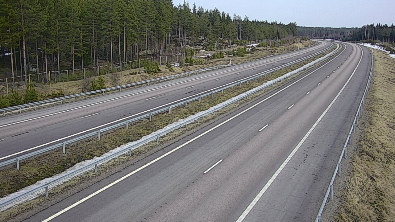 Weather Camera Image Road 7 Virolahti, Vaalimaa tunneli west, Virolahti, Kymenlaakso