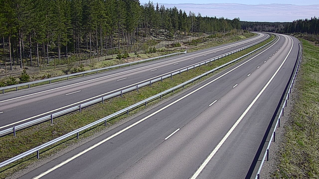 Weather Camera Image Road 7 Virolahti, Vaalimaa tunneli west, Virolahti, Kymenlaakso