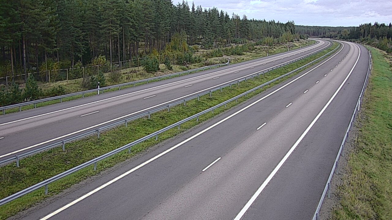 Weather Camera Image Väg 7 Vederlax, Vaalimaan tunneli, väst, Virolahti, Kymenlaakso