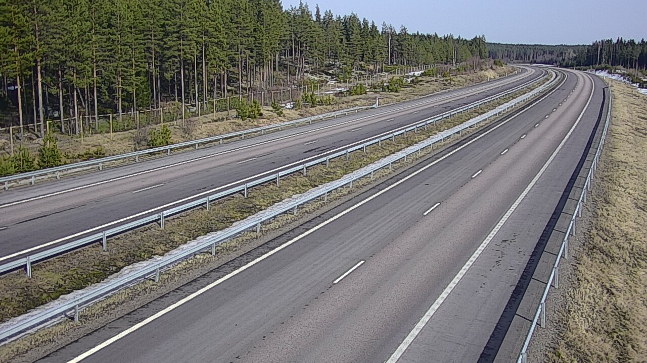 Weather Camera Image Road 7 Virolahti, Vaalimaa tunneli west, Virolahti, Kymenlaakso