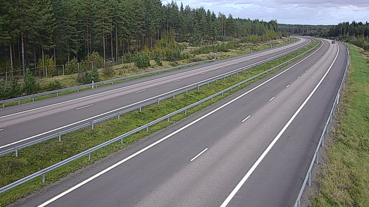 Weather Camera Image Väg 7 Vederlax, Vaalimaan tunneli, väst, Virolahti, Kymenlaakso