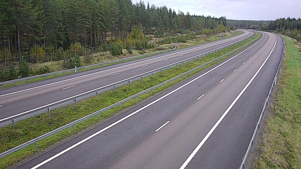 Weather Camera Image Väg 7 Vederlax, Vaalimaan tunneli, väst, Virolahti, Kymenlaakso