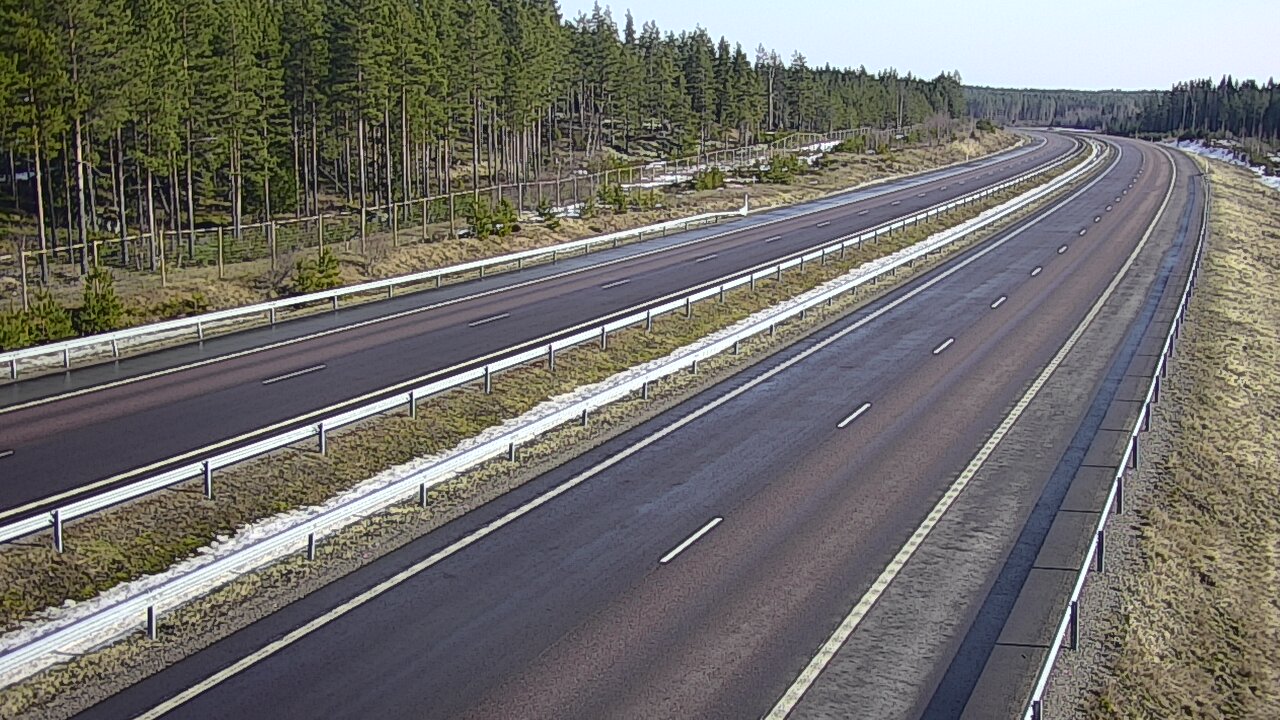 Weather Camera Image Road 7 Virolahti, Vaalimaa tunneli west, Virolahti, Kymenlaakso