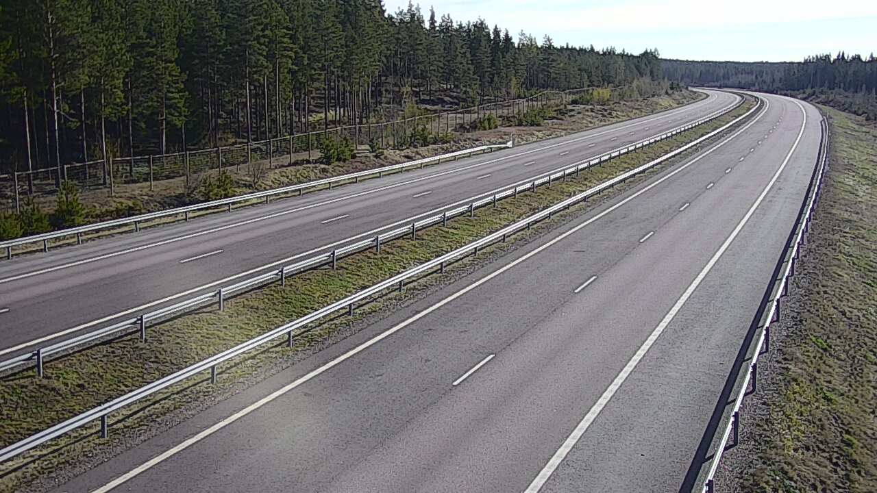 Weather Camera Image Väg 7 Vederlax, Vaalimaan tunneli, väst, Virolahti, Kymenlaakso